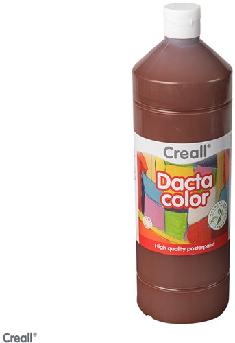 Creall Dacta-Color plakkaat schoolverf 1000ml Donker bruin - 019