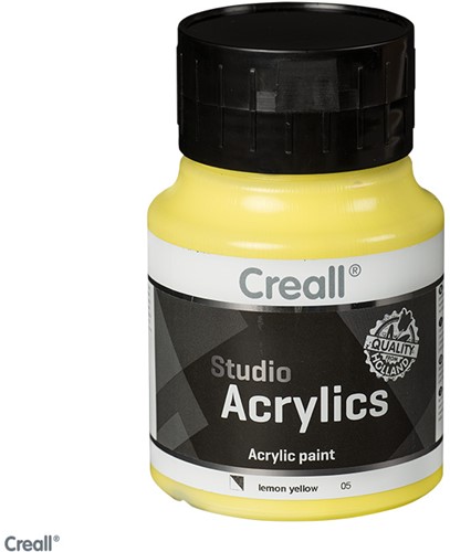 Creall Studio Acrylics 500ml 05 Citroengeel