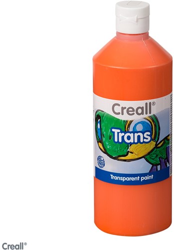 Creall trans glasverf 500ml oranje - 002
