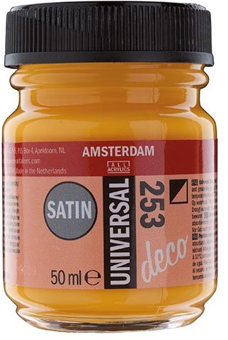 Amsterdam universal Satin 50ml Goud Geel - 253