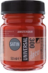 Amsterdam universal Satin 50ml Rood - 300