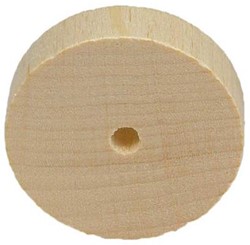 Houten wieltje ø50mm 25st