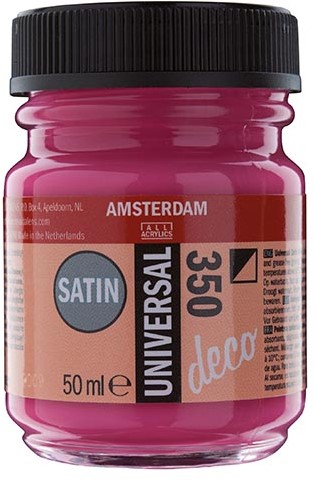 Amsterdam universal Satin 50ml Fuchsia - 350