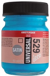 Amsterdam universal Satin 50ml Mediterraan Blauw - 529