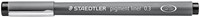 Fineliner Staedtler Pigment 308 zwart 0.3mm-2
