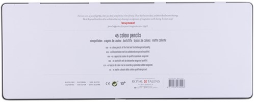 Kleurpotloden Bruynzeel Creatives Holland assorti blik à 45 stuks-3