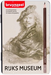 Potlood Bruynzeel Rijksmuseum Rembrandt van Rijn blik à 12 hardheden