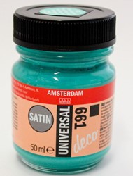Amsterdam universal  Satin 50ml Turkoois Groen - 661