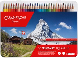 Kleurpotloden Caran d'Ache Prismalo 30 stuks assorti