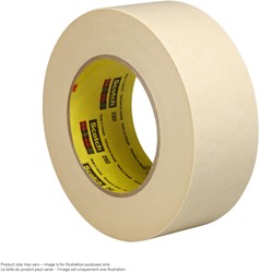 Afplaktape Scotch 202 25mmx50m crêpe beige