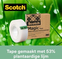 Plakband Scotch Magic 900 19mmx30m onzichtbaar mat-2