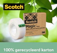 Plakband Scotch Magic 900 19mmx30m onzichtbaar mat-1