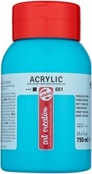 Acrylverf Pot art creation 750 ml Turkooisgroen 661
