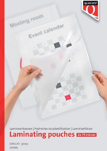 Lamineerhoes Quantore A3 2x75micron 100 stuks