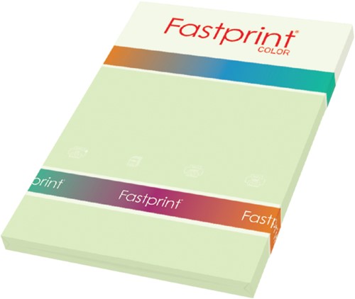 Kopieerpapier Fastprint A4 160gr lichtgroen 50vel
