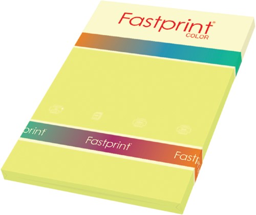 Kopieerpapier Fastprint A4 160gr geel 50vel