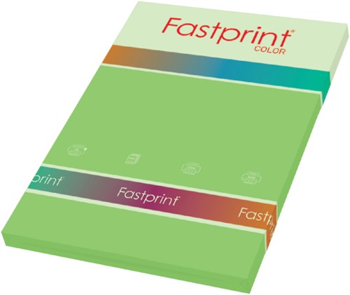 Kopieerpapier Fastprint A4 120gr helgroen 100vel