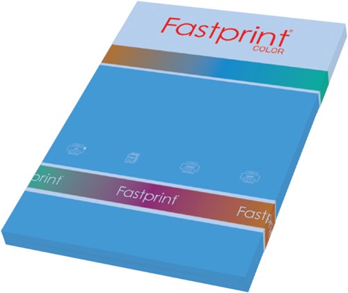 Kopieerpapier Fastprint A4 80gr diepblauw 100vel