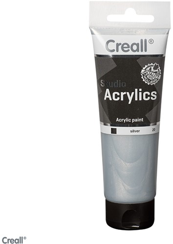 Creall Studio-Acrylics tube 250ml zilver - 020
