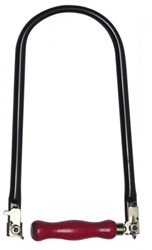 Figuurzaagbeugel 40cm ronde buis zwart glakt