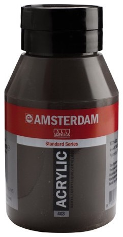 Amsterdam Acryl verf - standaard serie 1000ml - Talens 403 Van Dijckbruin