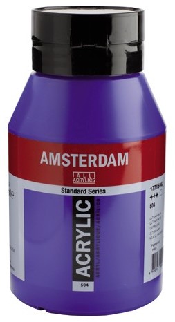 Amsterdam Acryl verf - standaard serie 1000ml - Talens 504 Ultramarijn