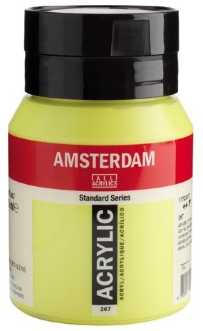 Amsterdam Acryl verf - standaard serie 500ml - Talens 267 Azogeel Citroen