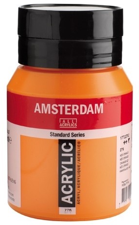 Amsterdam Acryl verf - standaard serie 500ml - Talens 276 Azooranje