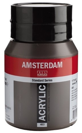 Amsterdam Acryl verf - standaard serie 500ml - Talens 403 Van Dijckbruin