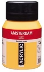 Amsterdam Acryl verf - standaard serie 500ml - Talens 253 Goudgeel