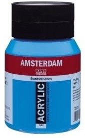 Amsterdam Acryl verf - standaard serie 500ml - Talens 582 Mangaanblauw Phtalo