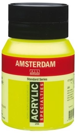 Amsterdam Acryl verf - standaard serie 500ml - Talens 256 Reflexgeel