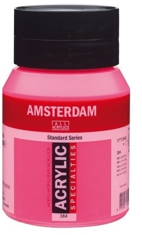Amsterdam Acryl verf - standaard serie 500ml - Talens 384 Reflexroze
