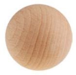 Beukenhouten bal ø 30mm