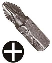Wolfcraft Kruiskop bitjes PH1 3stuks