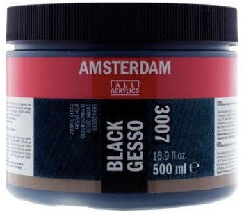 Amsterdam zwarte gesso 500ml