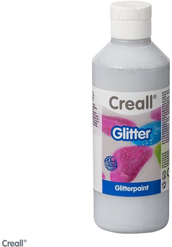 Creall - Glitter 250ml Zilver - 020
