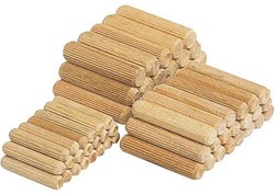 Langhoutdeuvels 8mm lengte 40mm 150 stuks
