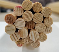 Hout rond 70cm klein