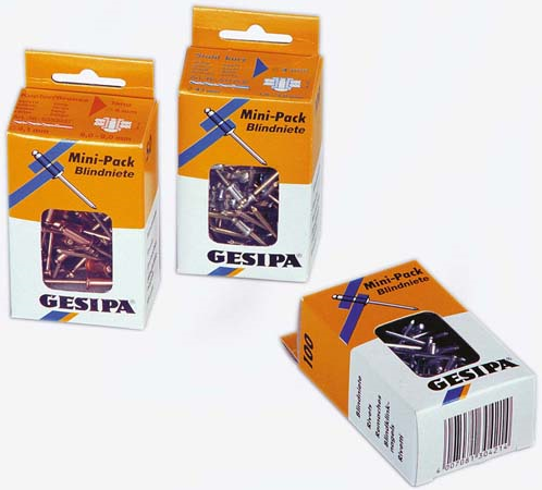 Blindklinknagels Gesipa 100st 3x12mm