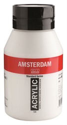 Amsterdam Acryl verf - standaard serie 1000ml - Talens 105 Titaanwit  