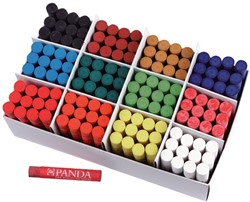 Panda oliepastels doos 400c144 set 12x12 kleuren