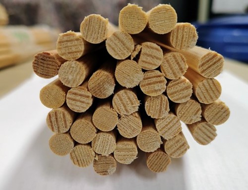 Hout rond 70cm 32stuks 9mm 