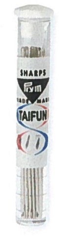 Naainaalden nrs 3-7 Taifun koker ca. 20-25 stuks
