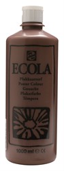 Ecola Talens plakkaatverf - fles 1000ml bruin 400