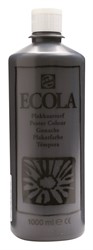 Ecola Talens plakkaatverf - fles 1000ml zwart 700