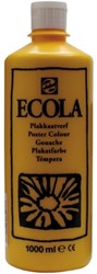 Ecola Talens plakkaatverf - fles 1000ml donkergeel 202