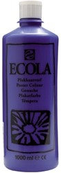 Ecola Talens plakkaatverf - fles 1000ml donkerblauw 502