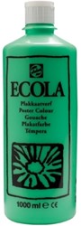 Ecola Talens plakkaatverf - fles 1000ml lichtgroen 601