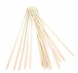 Houten prikkers 25cm 200st